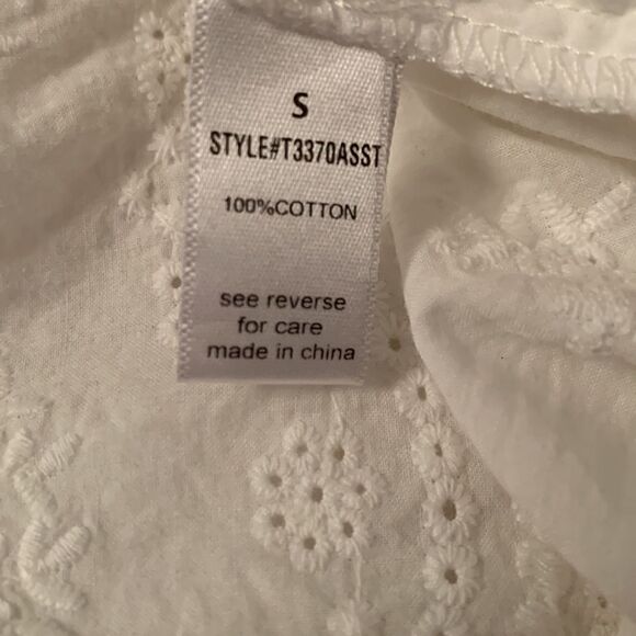 Active USA Off the Shoulder Lace Crop Top Size S - Picture 9 of 9